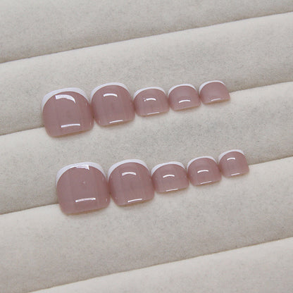 Nails-146 (24 pc Feet Nails+ free nail kit)