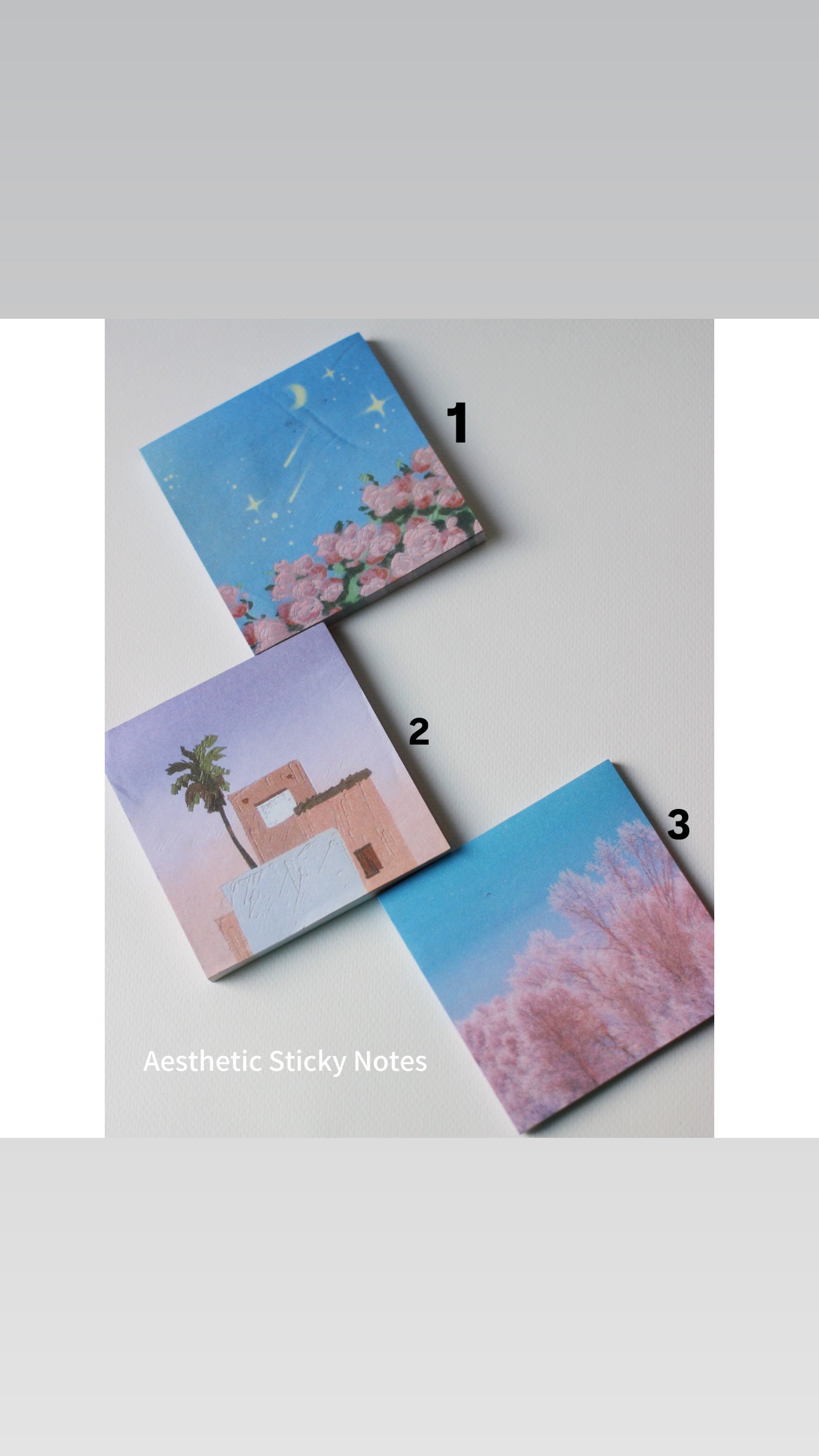 BB Aesthetic Imported Sticky notes- Printed Premium quality