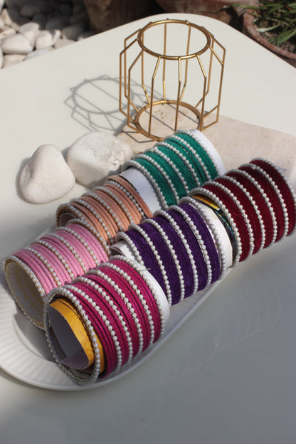 Noor-e-Jahan Bangles-maroon