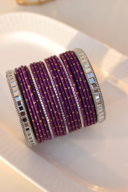 Noor ara bangles Purple