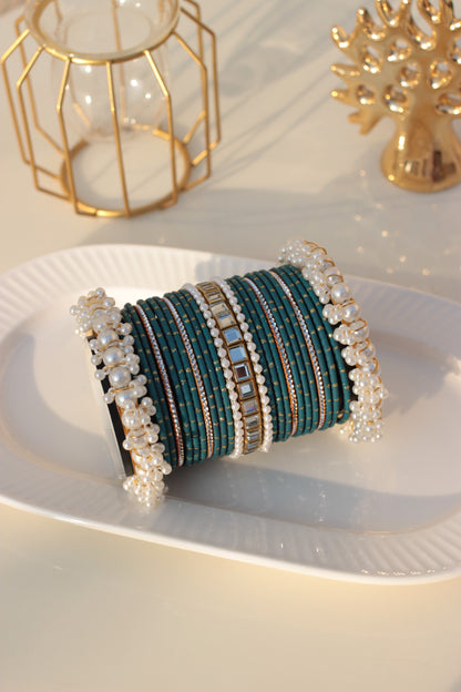 Noor e Khaas Bangles Turquoise