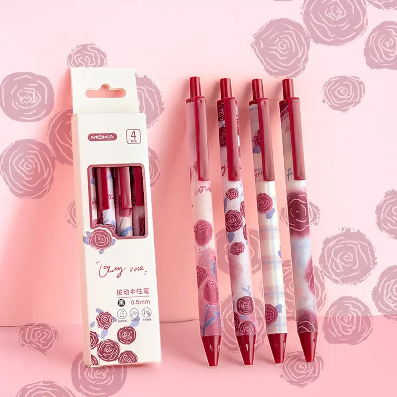 BB  Imported Aesthetic Gel Pen Pack(High quality fluent working pen nibs)