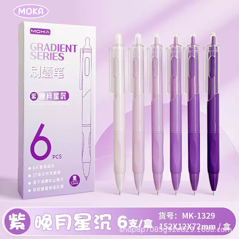 Premium pack of 6 pens
