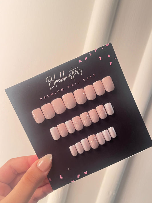 Nails-180 (24 pc Nails+ free nail kit)