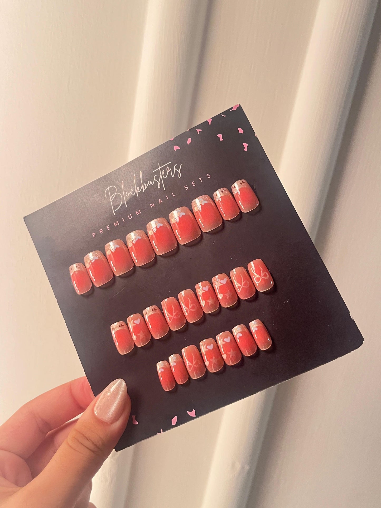 Nails-182 (24 pc Nails+ free nail kit)